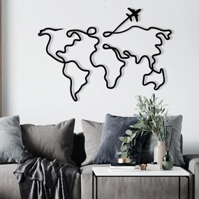 Acessório Decorativo de Parede Mozzafiato – Preto – 60 x 42 cm