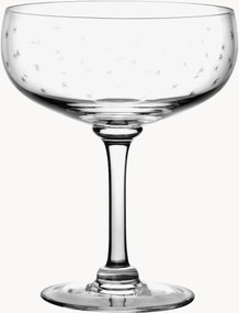 Copos de cocktail em cristal artesanal Stars, conjunto de 4