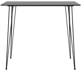 Mesa de bar 120x60x105 cm preto