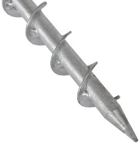 Suporte de guarda-sol 55 cm aço galvanizado
