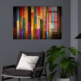 Pintura Decorativa em Vidro Temperado UV-002 – Multicolor – 70 x 100 c