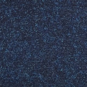 Tapetes escada adesivos 15 pcs 65x21x4 cm agulhado azul-marinho