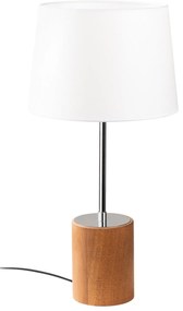 Candeeiro de Mesa Magnesia – Prateado – 28 cm de Diâmetro x 57 cm de A