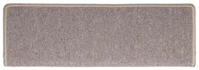 Tapetes de escadas 30 pcs 65x21x4 cm castanho-claro