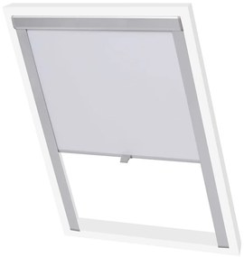 131283 vidaXL Persiana rolante opaca, branco M06/306