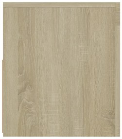 Móvel de TV com luzes LED 120x35x40 cm carvalho sonoma