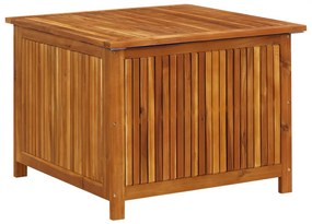 316498 vidaXL Caixa arrumação para jardim 75x75x58 cm madeira acácia maciça