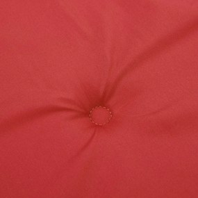 Almofadões p/ cadeira encosto alto 2 pcs tecido oxford vermelho