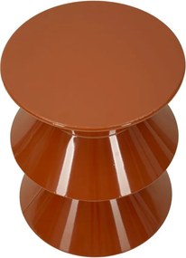 MESA DE APOIO ZAG Ø 37,5X45 CM LARANJA