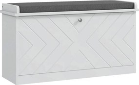 Banco Sapateira – Løvik – 80x26x44,5 cm – Branco