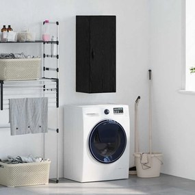 vidaXL Armário de parede Carvalho Preto 34,5 x 34 x 90 cm