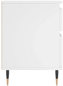 Mesa de cabeceira 40x35x50 cm derivados de madeira branco