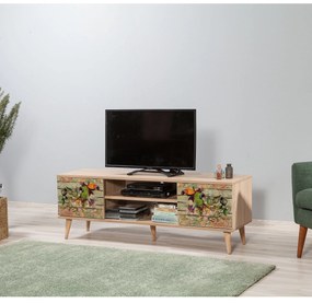 Móvel TV Truva – Carvalho Sonoma – 140 cm x 50 cm x 40 cm