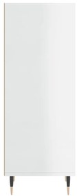 Aparador 34,5x32,5x90 cm derivados de madeira branco brilhante