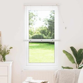 Persiana de Janela com cortinas Outros Manual Branco 80 x 130 cm Alumí