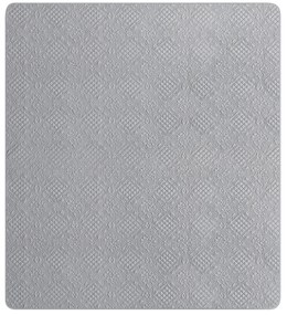 Colcha com relevo e duas almofadas cinzentas  220 x 240 ALAMUT Beliani