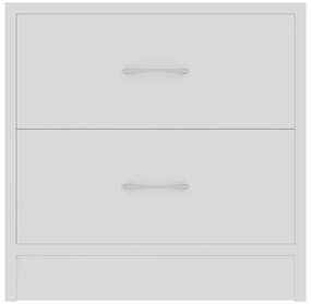 Mesas de cabeceira 2 pcs 40x30x40cm derivados de madeira branco