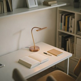 Candeeiro de mesa Art Déco bronze com LED incluído - Tableau