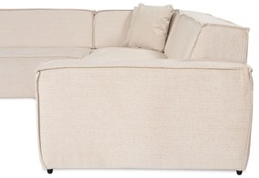 Sofá de Canto Puzzle – Bege – 167 cm x 343 cm x 262 cm