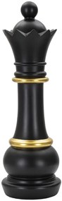 RAINHA PRETA E DOURADA CM Ø 15X50