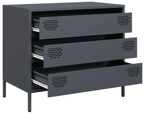 Aparador 68x39x58,5 cm aço laminado a frio antracite
