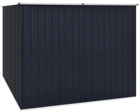 Abrigo de jardim 195x198x159 cm aço galvanizado antracite