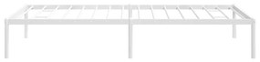 Estrutura de cama metal 90x190 cm branco