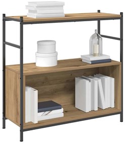 Estante para Livros vidaXL Artisan Carvalho 80x30x78,5 cm Madeira Enge