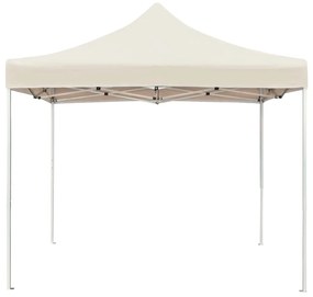 Tenda para festas dobrável profissional 2x2 m alumínio creme