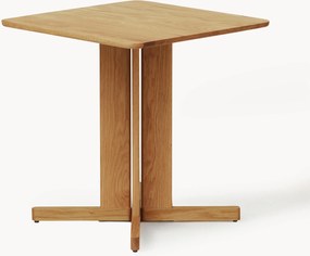 Mesa de jantar em madeira de carvalho Quatrefoil, 68 x 68 cm