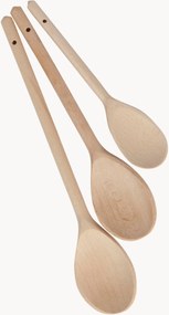 Conjunto de colheres em madeira de faia KitchenCraft, conjunto de 3