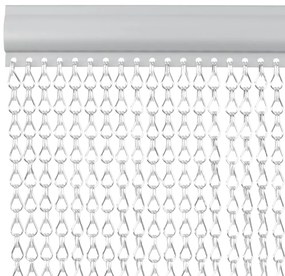 Mosquiteira para porta de correntes 80x212 cm alumínio