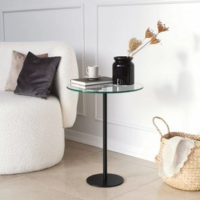 Mesa de Café Social - Preto - 40x50x40 cm