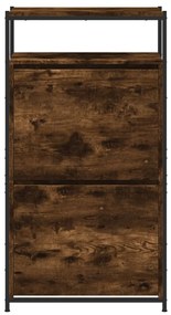 Sapateira 60x34x112 cm derivados de madeira carvalho fumado