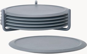 Bases para copos de vidro Singles, conjunto de 6