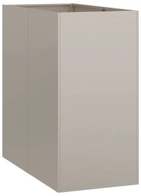 Floreira enferrujada 40x80x80 cm aço resistente