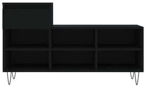 Sapateira 102x36x60 cm derivados de madeira preto