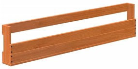 Sapateiras parede 2 pcs 110x8,5x23,5 cm pinho maciço castanho