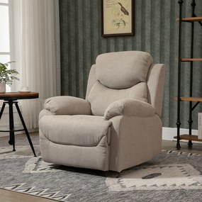 Poltrona Reclinável De Sala de Estar Poltrona Relax Reclinável Manual