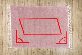 Tapete BERBER 9000 rosa Franjas berbere marroquino shaggy - PRODUTO DE SEGUNDA GRAU