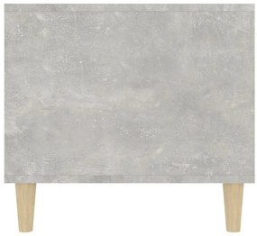 Mesa de centro 90x49x45 derivados de madeira cinzento cimento