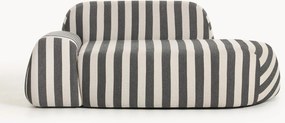 Chaise longue às riscas Wolke (2 lugares)