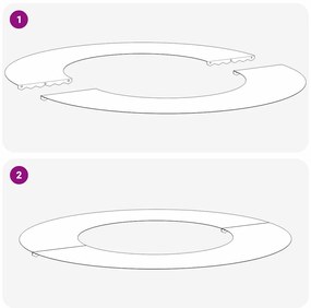 Conjunto de Plantadeiras Plásticas Antracite Plástico Grande