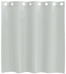 Cortinas de voile com ilhós 2 pcs cinzento-claro 140x140 cm