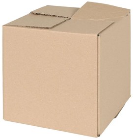 vidaXL Caixa Rebatível 50 pcs Natural 20 x 20 x 20 cm cartão