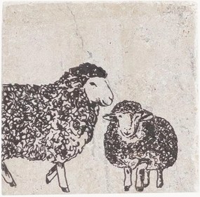 Bases para copos Sheep, conjunto de 4
