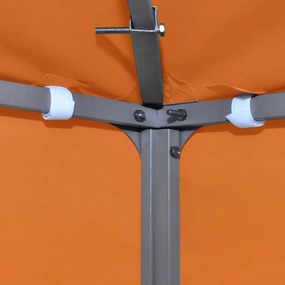 Cobertura de gazebo 310 g/m² 3x3 m laranja
