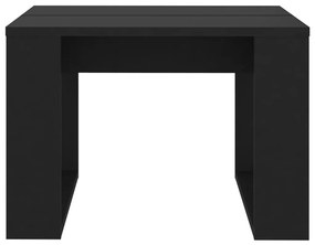 Mesa de apoio 50x50x35 cm derivados de madeira preto