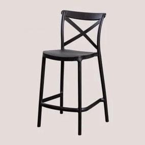 Banco De Jardim Alto Empilhável Otax Preto & ↑65 Cm - Sklum