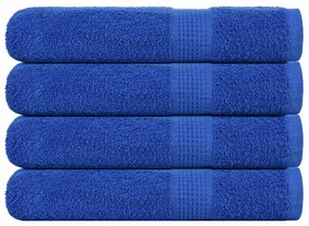 vidaXL Toalhas de sauna FROGN 4 pcs 80x200 cm 360 g/m² azul